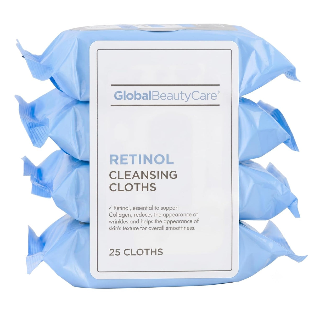 Retinol Waterproof Makeup Remover Facial Cleansing Wipes