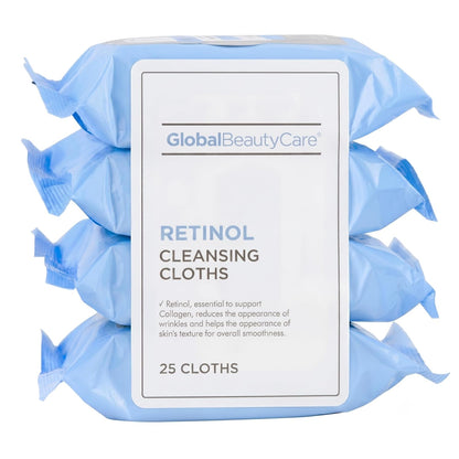 Retinol Waterproof Makeup Remover Facial Cleansing Wipes